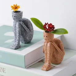 Kreativer nordischer Portrait-Pflanztopf – einzigartiger Blumentopf