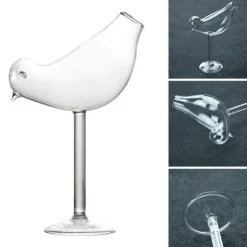 Kreatives Cocktailglas in Vogelform – Einzigartiges Trinkgeschirr für Partys
