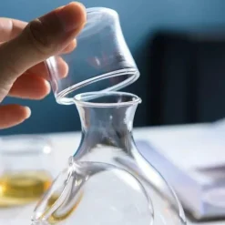 Kristall-Eiskrug – Spender für Sake, Wein, Whisky und Bier