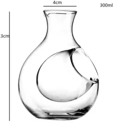 Kristall-Eiskrug – Spender für Sake, Wein, Whisky und Bier