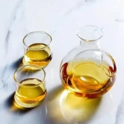 Kristall-Eiskrug – Spender für Sake, Wein, Whisky und Bier