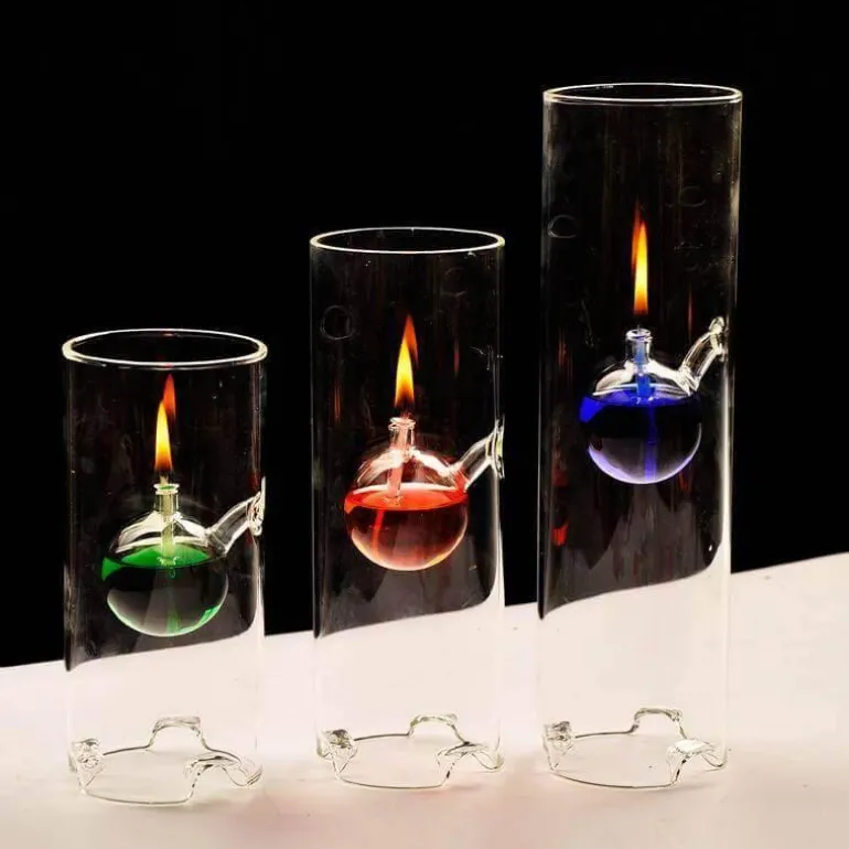 Kristall-Kerzenhalter-Set – 3-teilig, elegantes Wohndekor