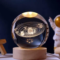 Kristallkugel-Nachtlicht – LED-Wohndekor-Akzent