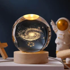 Kristallkugel-Nachtlicht – LED-Wohndekor-Akzent