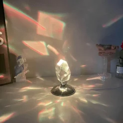 Kristall-LED-Nachtlicht – Elegante Atmosphärenlampe