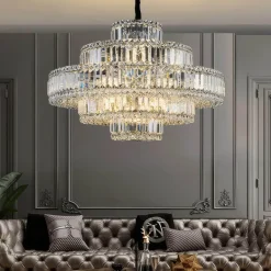 Kristall-Pendelleuchte – Jean-Luc-Kronleuchter für elegantes Wohndekor