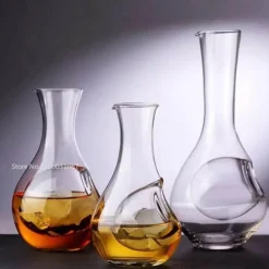 Kristall-Sake-Glas-Set – Elegantes Hamsternest-Dekanter-Trinkgeschirr