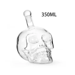 Kristallschädel-Dekanter – Einzigartige Spirituosenflasche aus Glas