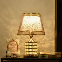 Kristall-Tischlampe – Elegante Beleuchtung für romantisches Ambiente