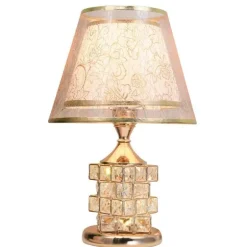 Kristall-Tischlampe – Elegante Beleuchtung für romantisches Ambiente