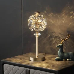 Kristall-Tischlampe – Elegante Luxusleuchte