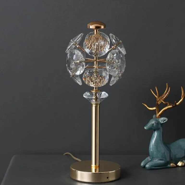 Kristall-Tischlampe – Elegante Luxusleuchte
