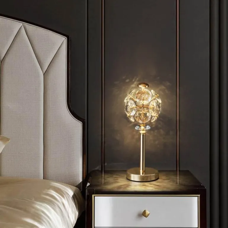 Kristall-Tischlampe – Elegante Luxusleuchte