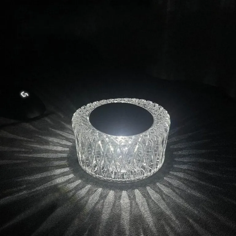 Kristall-Vogelnest-Tischlampe – Elegante Wohndekor-Beleuchtung