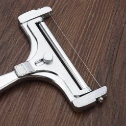 Käse- und Butterschneider aus Aluminium mit Drahtmesser – Backwerkzeug