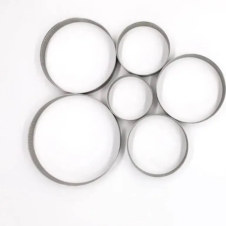 Kuchenformen aus Edelstahl - Mousse-Törtchen-Dessertformen
