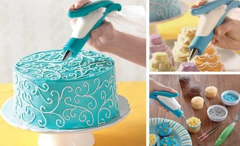 Kuchenglasur-Spenderstift – Dekoratives Backwerkzeug für Kuchen und Cupcakes
