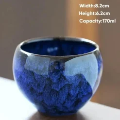 Kung-Fu-Tee-Kaffeetasse aus Keramik – 170 ml Trinkgeschirr