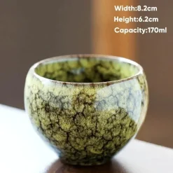 Kung-Fu-Tee-Kaffeetasse aus Keramik – 170 ml Trinkgeschirr