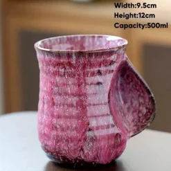 Kung-Fu-Teetasse aus Keramik – süße 500-ml-Kaffeetasse für Teeliebhaber