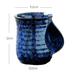 Kung-Fu-Teetasse aus Keramik – süße 500-ml-Kaffeetasse für Teeliebhaber