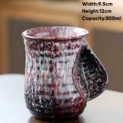 Kung-Fu-Teetasse aus Keramik – süße 500-ml-Kaffeetasse für Teeliebhaber