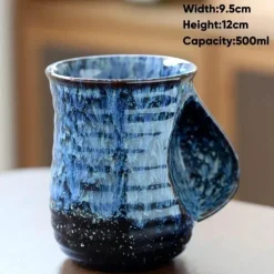 Kung-Fu-Teetasse aus Keramik – süße 500-ml-Kaffeetasse für Teeliebhaber