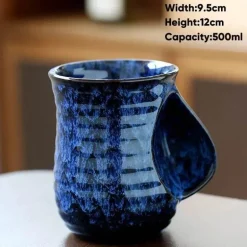 Kung-Fu-Teetasse aus Keramik – süße 500-ml-Kaffeetasse für Teeliebhaber