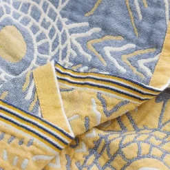 Kuschelige Baumwollgaze-Überwurfdecke - Weiches Bett-Sofa-Accessoire