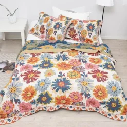 Kuschelige Baumwollgaze-Überwurfdecke - Weiches Bett-Sofa-Accessoire