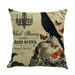 Kuschelige Hexen-Halloween-Kissenbezüge – Weiches Halloween-Dekor