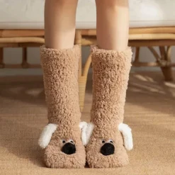 Kuschelige Sherpa-Socken – warme, flauschige Hausschuhsocken