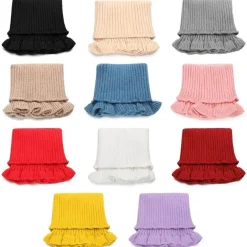 Kuscheliger Rollkragenschal aus Strick – Abnehmbares Kragen-Accessoire