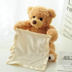 Kuscheliges Peekaboo-Teddybär-Plüschtier – weiches Stofftier