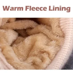 Kuscheliges Wintermütze-Schal-Set – warmes Plüsch-Winteraccessoires