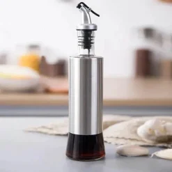 Öl- und Essigspender aus Edelstahl – auslaufsichere, langlebige Aufbewahrungsflasche