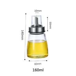 Öl- und Essigspender aus Glas – Gewürzflasche für die Küche