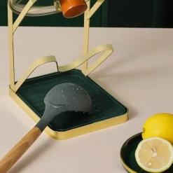 3-lagiges Topfdeckel-Halterregal - Küchenaufbewahrungs-Organizer für Kochgeschirr