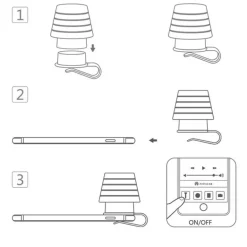 Lampenschirm für Telefon-Taschenlampe – Nachtlicht-Illuminator