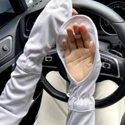 Langarmshirt mit Sonnenschutz – Sommertop aus Seide mit UV-Schutz