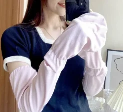 Langarmshirt mit Sonnenschutz – Sommertop aus Seide mit UV-Schutz