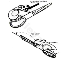 Lasergeführte Schere – Präzisions-Schneidwerkzeug für präzises Basteln