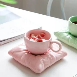 Lazy House Keramik-Kaffeetassen-Set – Stilvolles Trinkgeschirr für Zuhause