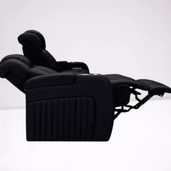 Leather Power Reclining Cinema Sofa - Electric Comfort Seating