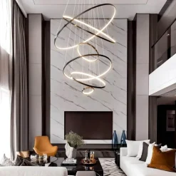 LED Chandelier - Modern Hadrian Lighting Fixture