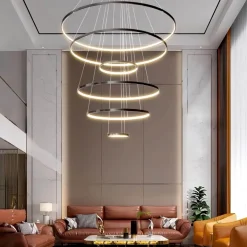 LED Chandelier - Modern Hadrian Lighting Fixture