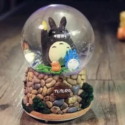LED Crystal Ball Music Box - Glowing Night Light Decor