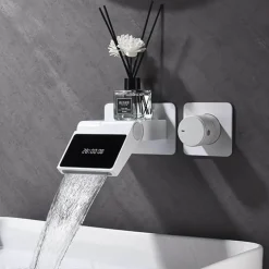 LED Digital Faucet - Smart Black Brass Design