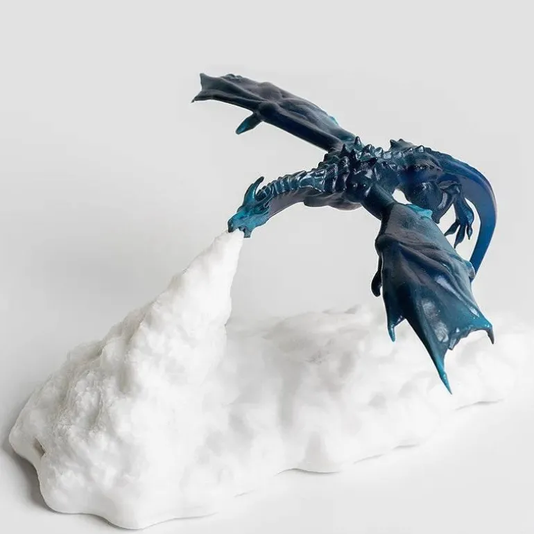 LED Dragon Night Lamp - 3D Printed Decorative Fire Light