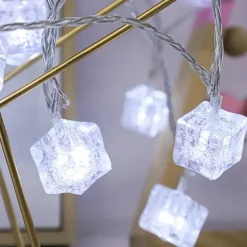 LED Eiswürfel Lichterkette - Festliche Partybeleuchtung